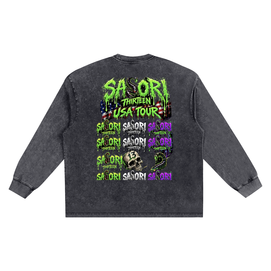 Mens Long sleeve Sasori slime   T-Shirt