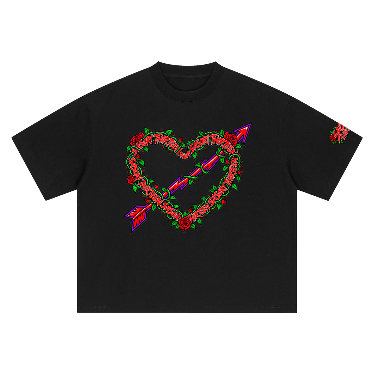 Boxy Oversized love Sasori T-Shirt