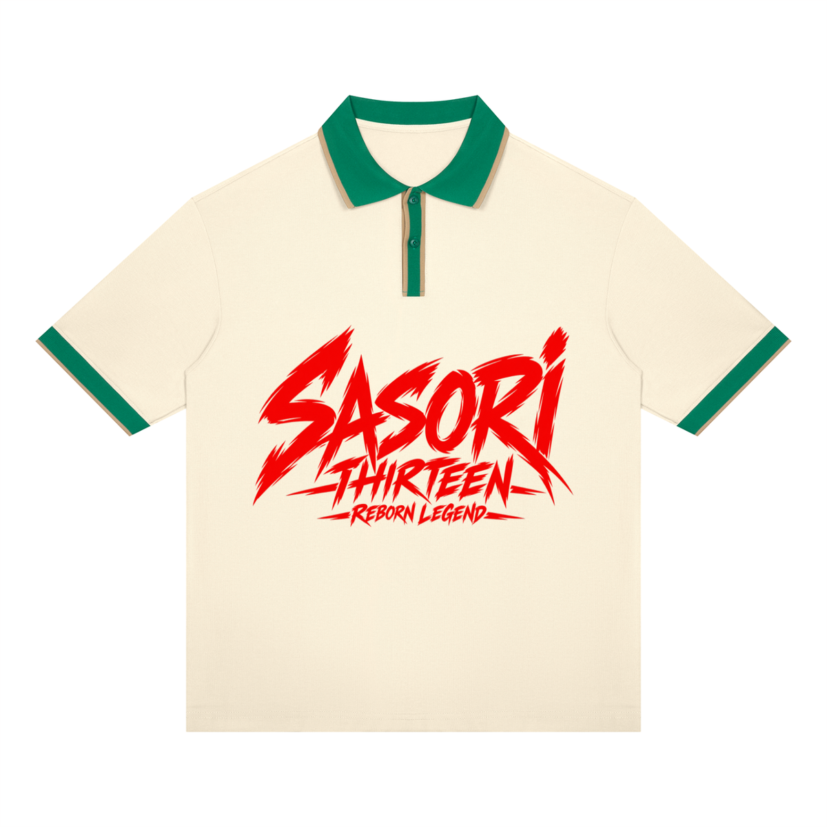 Unisex Color Block Polo Shirt