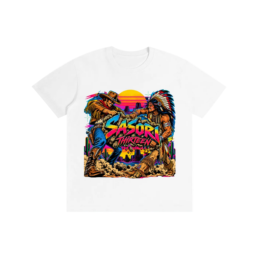 Unisex Indian & Cowboy     T-Shirt