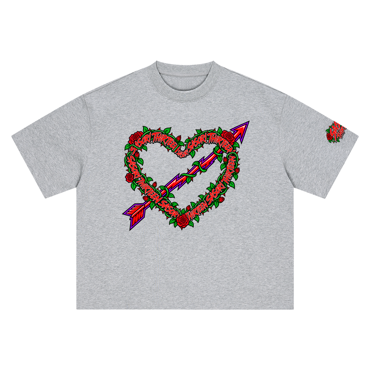 Boxy Oversized love Sasori T-Shirt