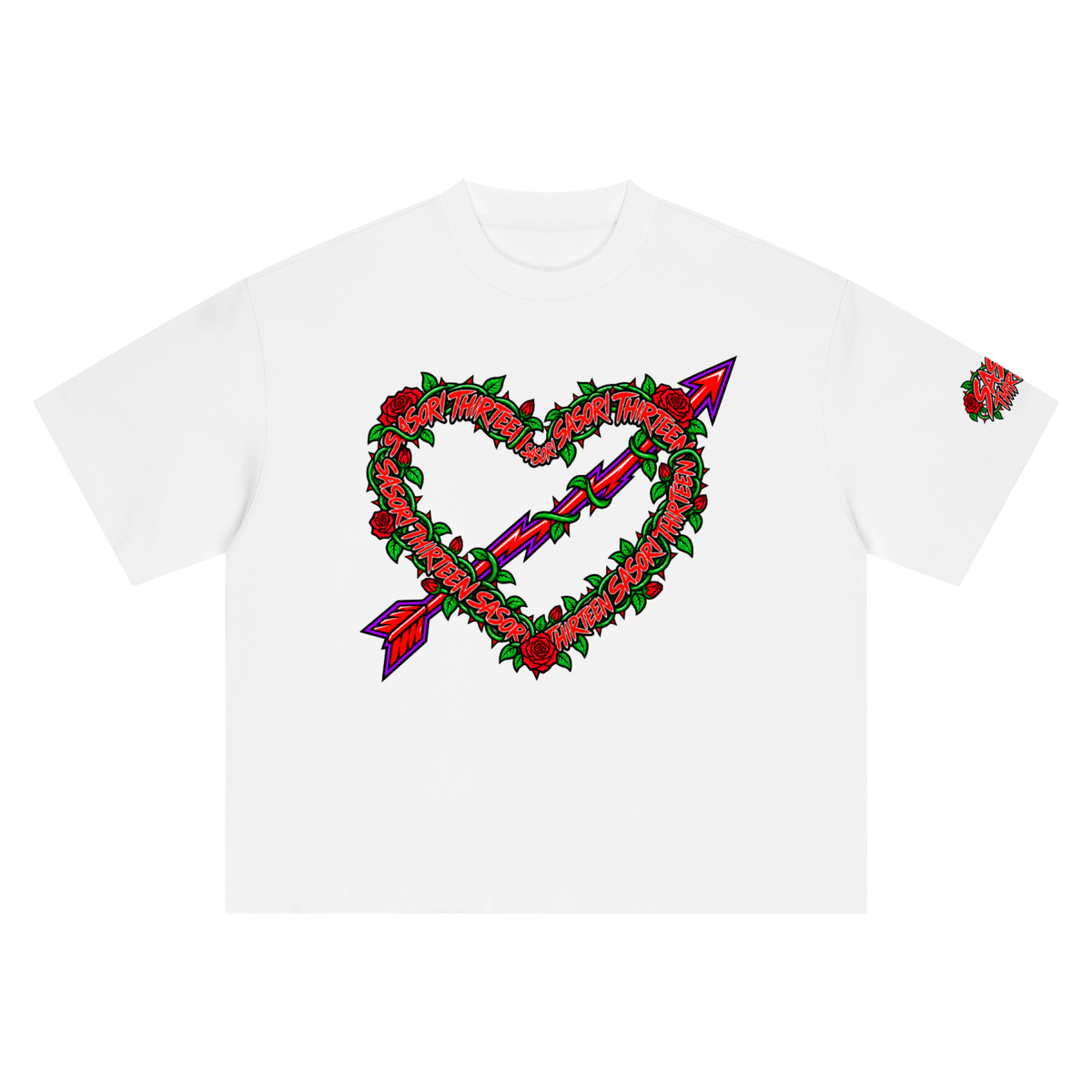 Boxy Oversized love Sasori T-Shirt