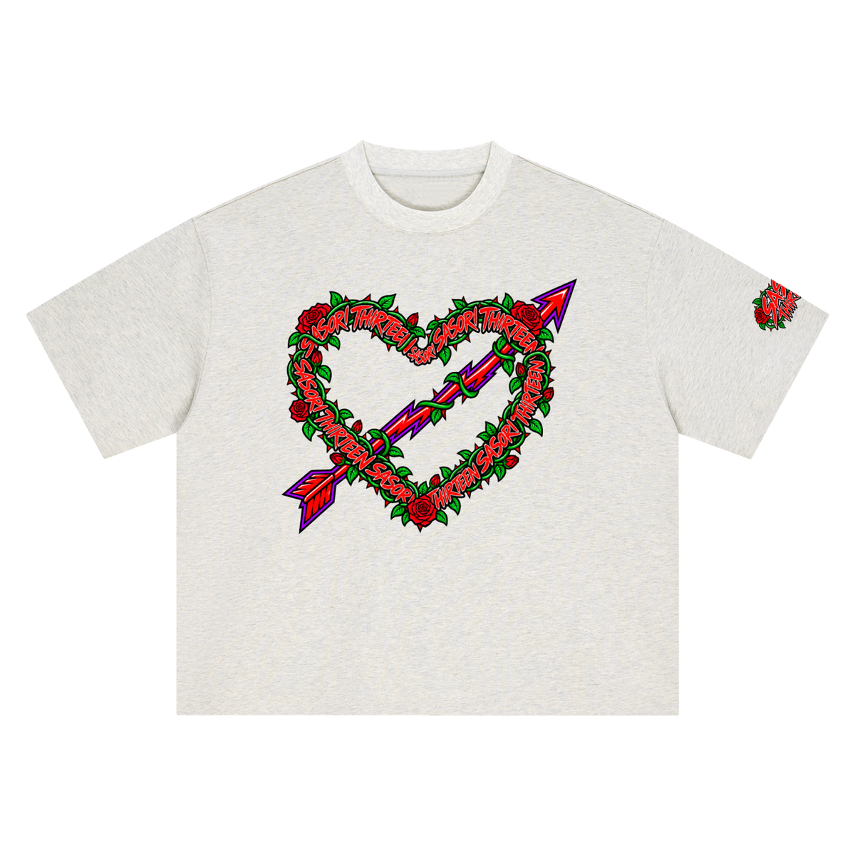 Boxy Oversized love Sasori T-Shirt