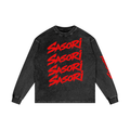 Acid Wash Oversize Long Sleeve T-Shirt