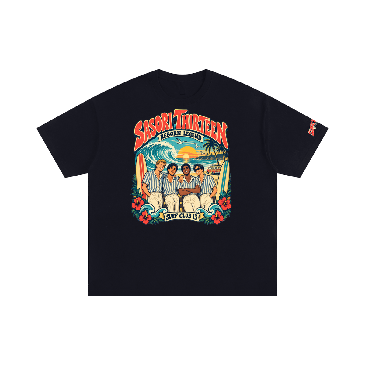 Unisex Oversized Cotton Sasori Surf club T-Shirt